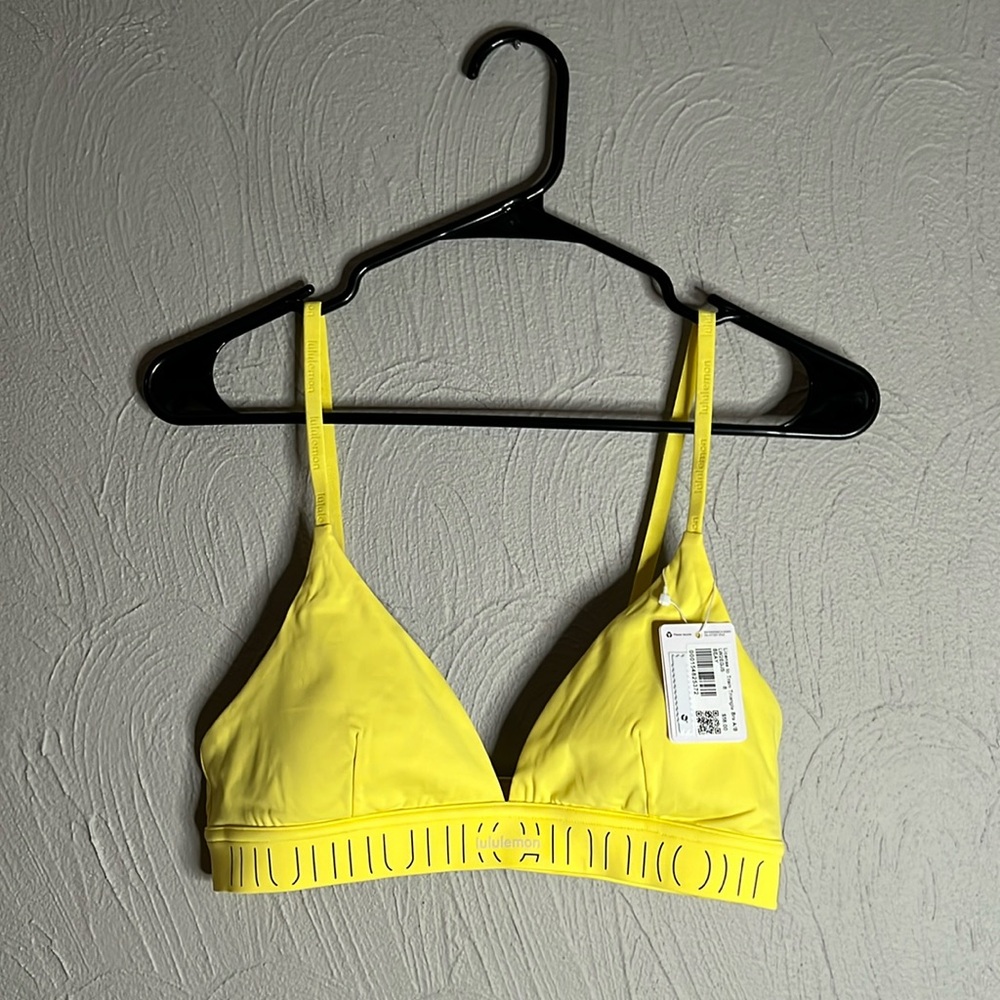 lululemon athletica Yellow Sports Bra